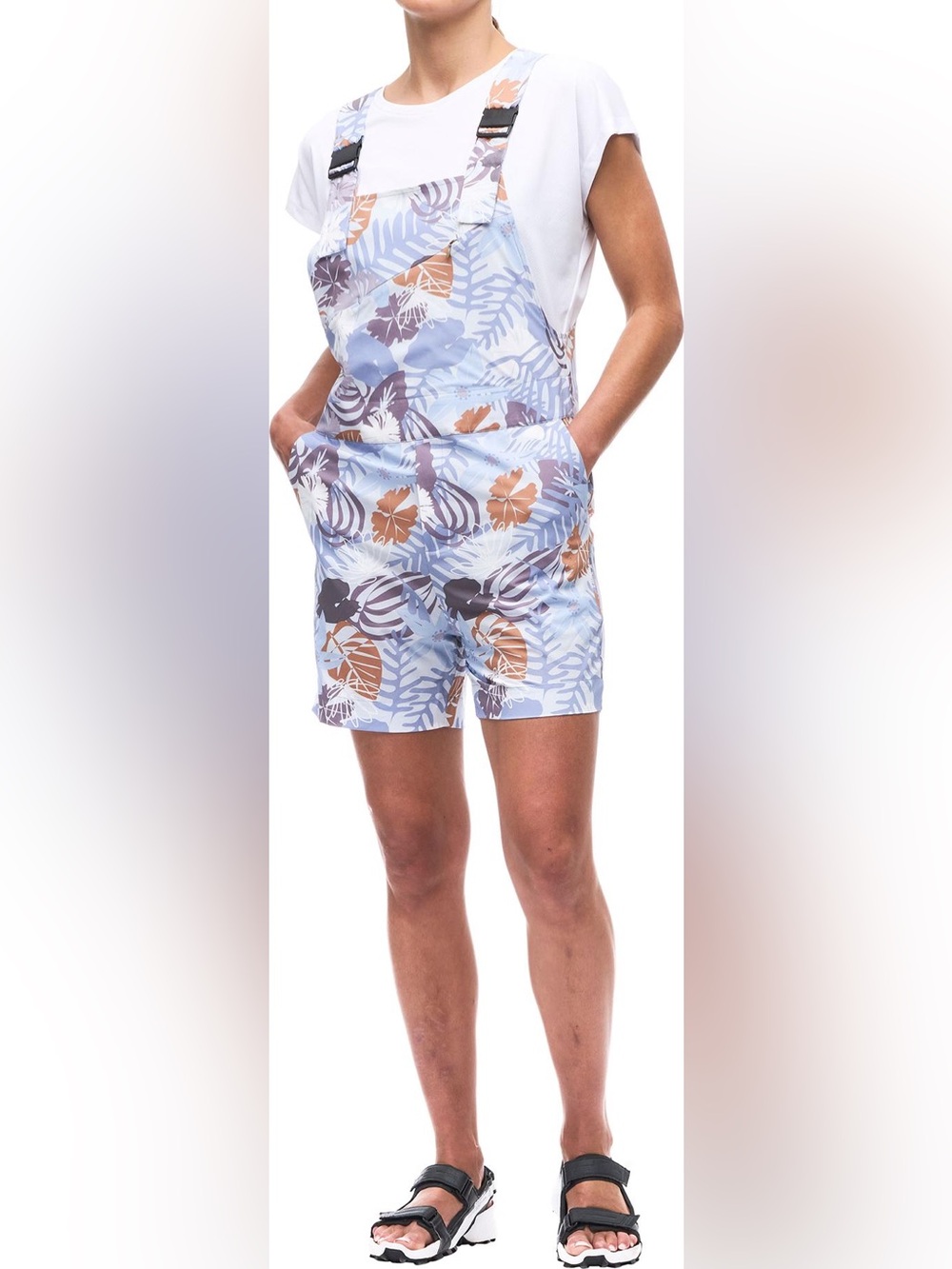 Indyeva Vane Short Overalls in Light Blue Women’s Size Small